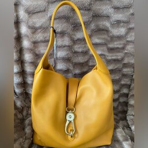 Dooney and Bourke shoulder strap all leather purse